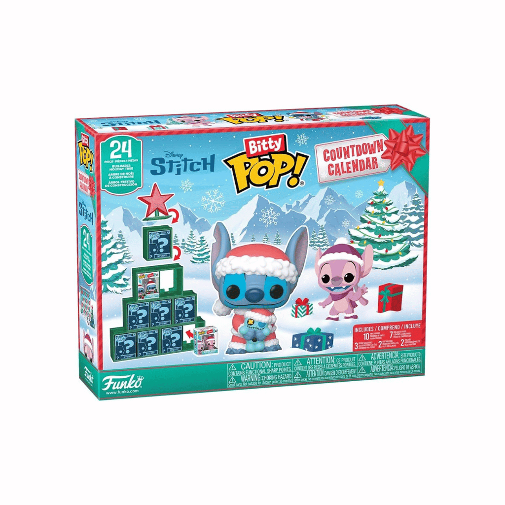 Funko Bitty Pop - Calendrier de l’Avent Stitch et ses 24 surprises – Édition Noël