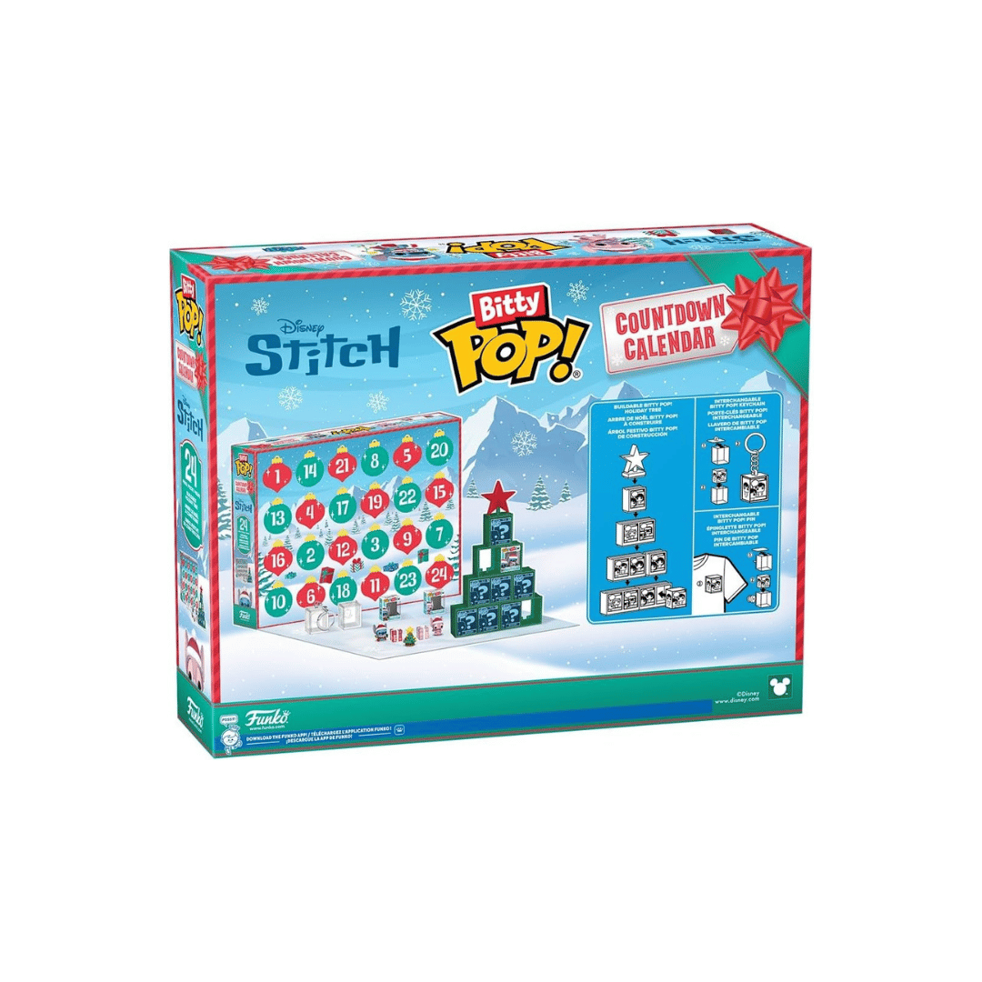 Funko Bitty Pop - Calendrier de l’Avent Stitch et ses 24 surprises – Édition Noël