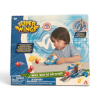 Super Wings – World Aircraft Playset – Avion transformable avec figurine Jett