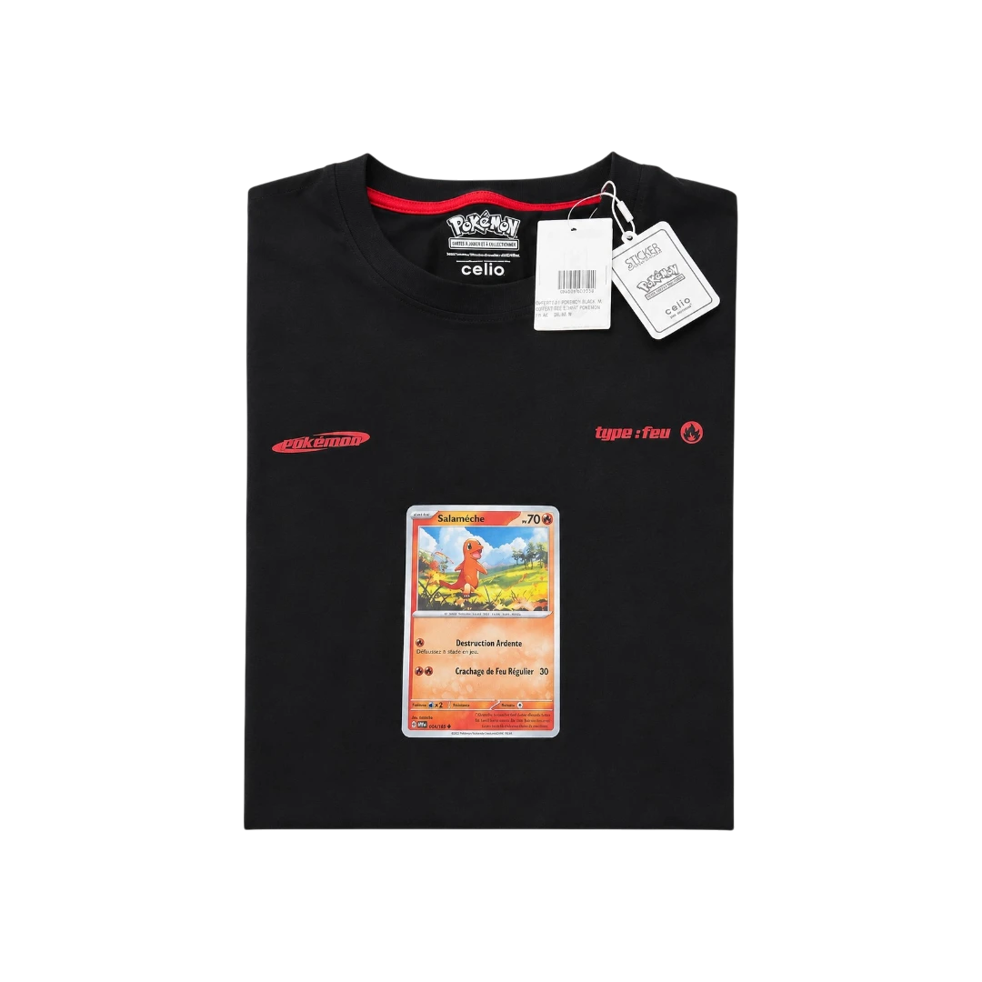 T-shirt Pokémon × Celio Édition Spéciale – Salamèche