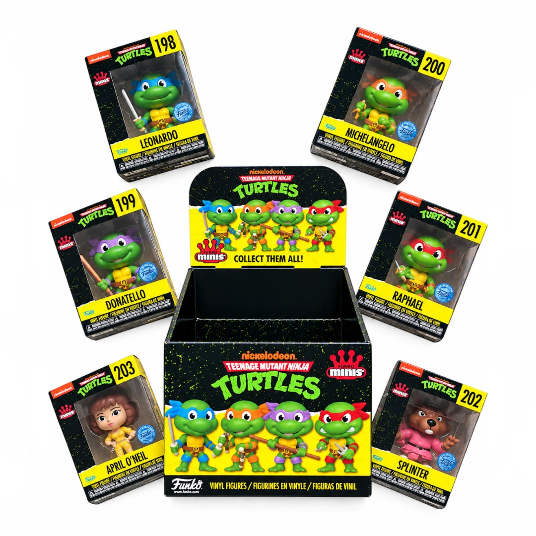 Funko Minis Tortues Ninja - Figurine Raphael n°201 - 7,6 cm