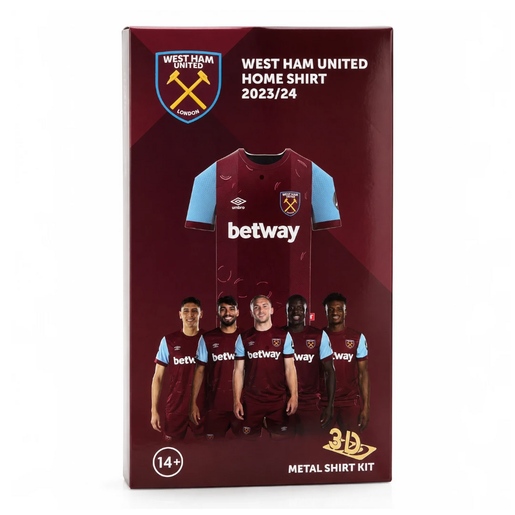 West Ham United FC 23/24 – Maillot métal à monter Alloy Collectors