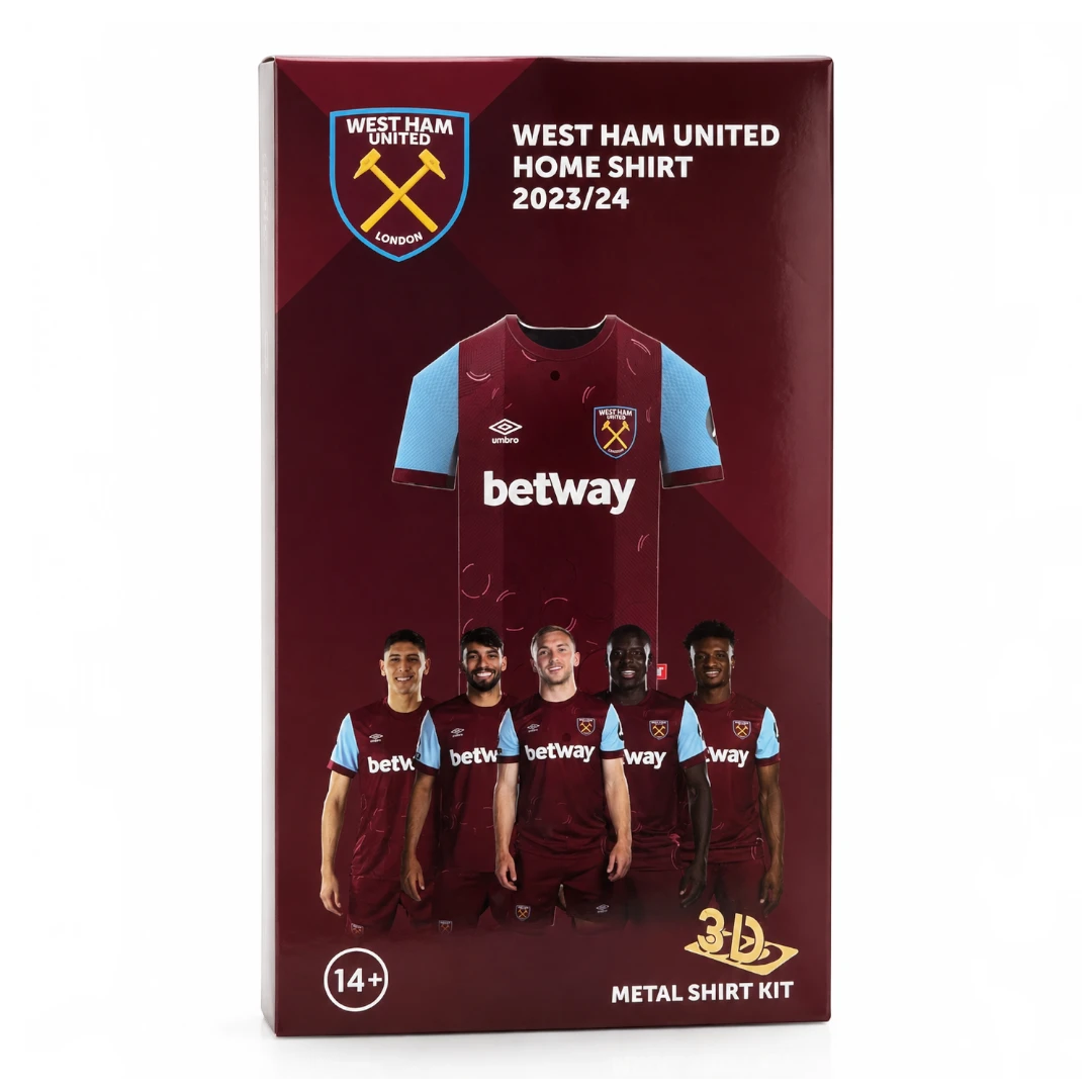 West Ham United FC 23/24 – Maillot métal à monter Alloy Collectors