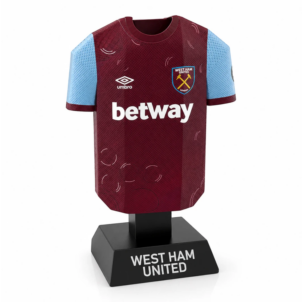 West Ham United FC 23/24 – Maillot métal à monter Alloy Collectors